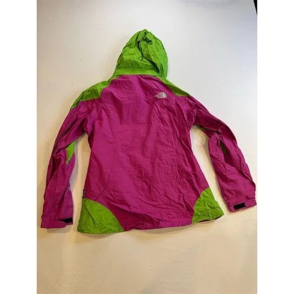 The North Face Women's Pink Hooded Rain Jacket Size M Gore-Tex Pro Shell - Picture 3 of 10